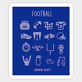 Football | Gridiron Ready | Icons | Ready To Play Sticker